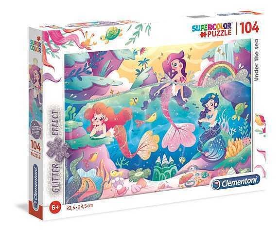 Puzzle 104 z brokatem pod wodą 20149