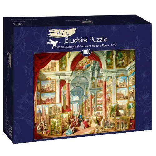 Puzzle 1000 Galeria sztuki w Rzymie, Pannini, 17578