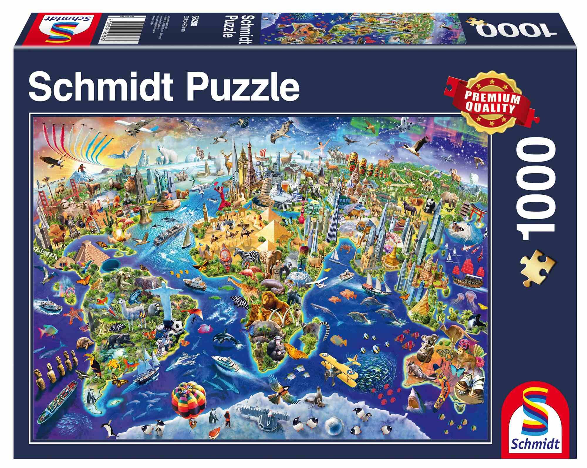 Puzzle 1000 PQ Odkrywanie świata