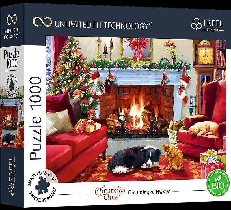 Puzzle 1000 uft christmas time: dreaming of winter 10754
