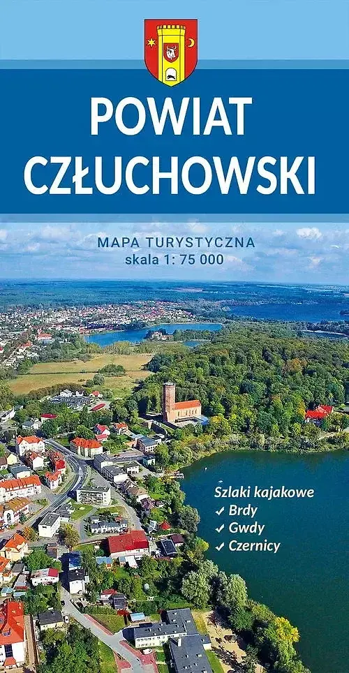 Powiat Człuchowski. Mapa turystyczna w skali 1:75 000