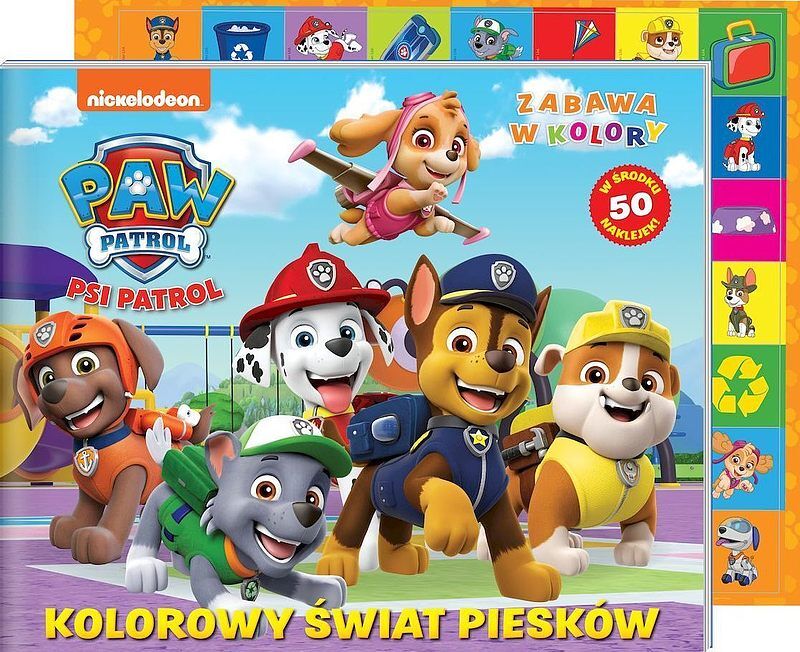 Psi Patrol Zabawa w kolory. Kolorowy świat piesków