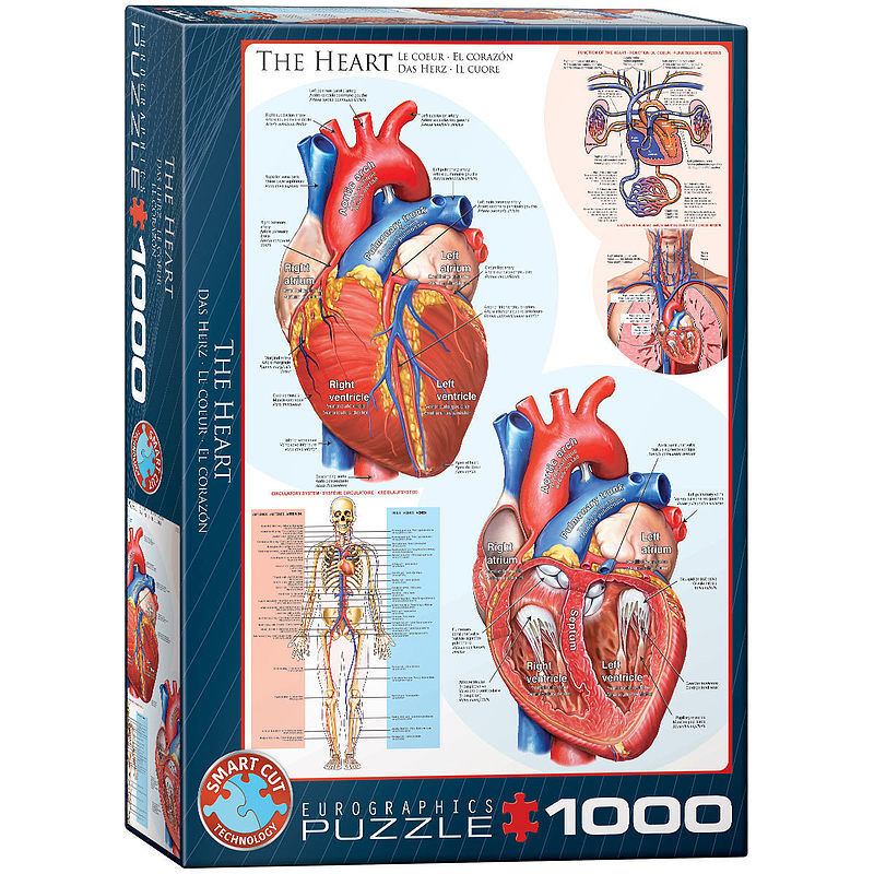 Puzzle 1000 the heart 6000-0257