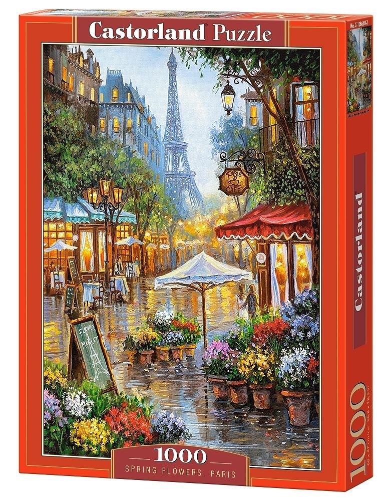 Puzzle 1000 wiosenne kwiaty paryż
