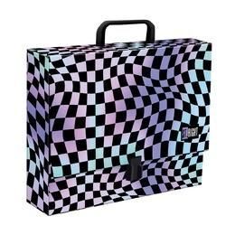 Teczka z rączką A4 XL Wavy Chessboard
