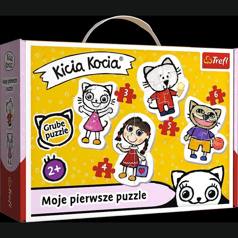 Puzzle Baby Classic Wesoła Kicia Kocia