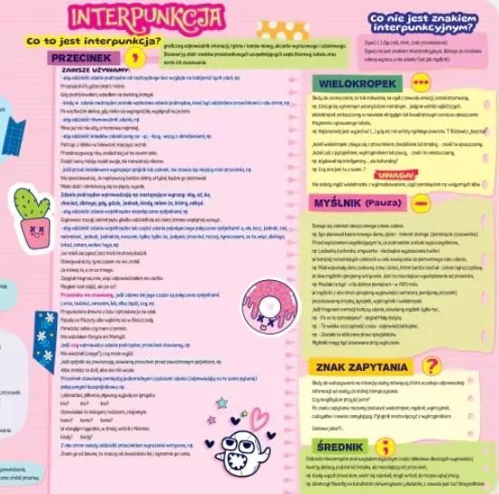 Podkładka na biurko ortografia i interpunkcja