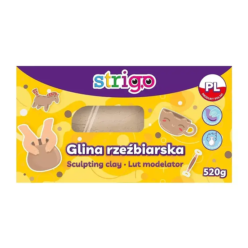 Glina rzeźbiarska strigo naturalna 520g