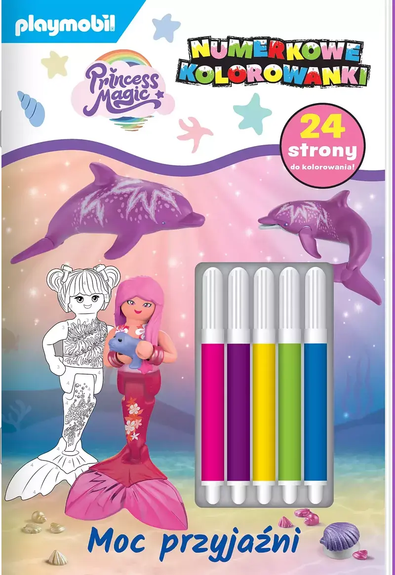 Playmobil Princess Magic. Numerkowe kolorowanki. Moc przyjaźni