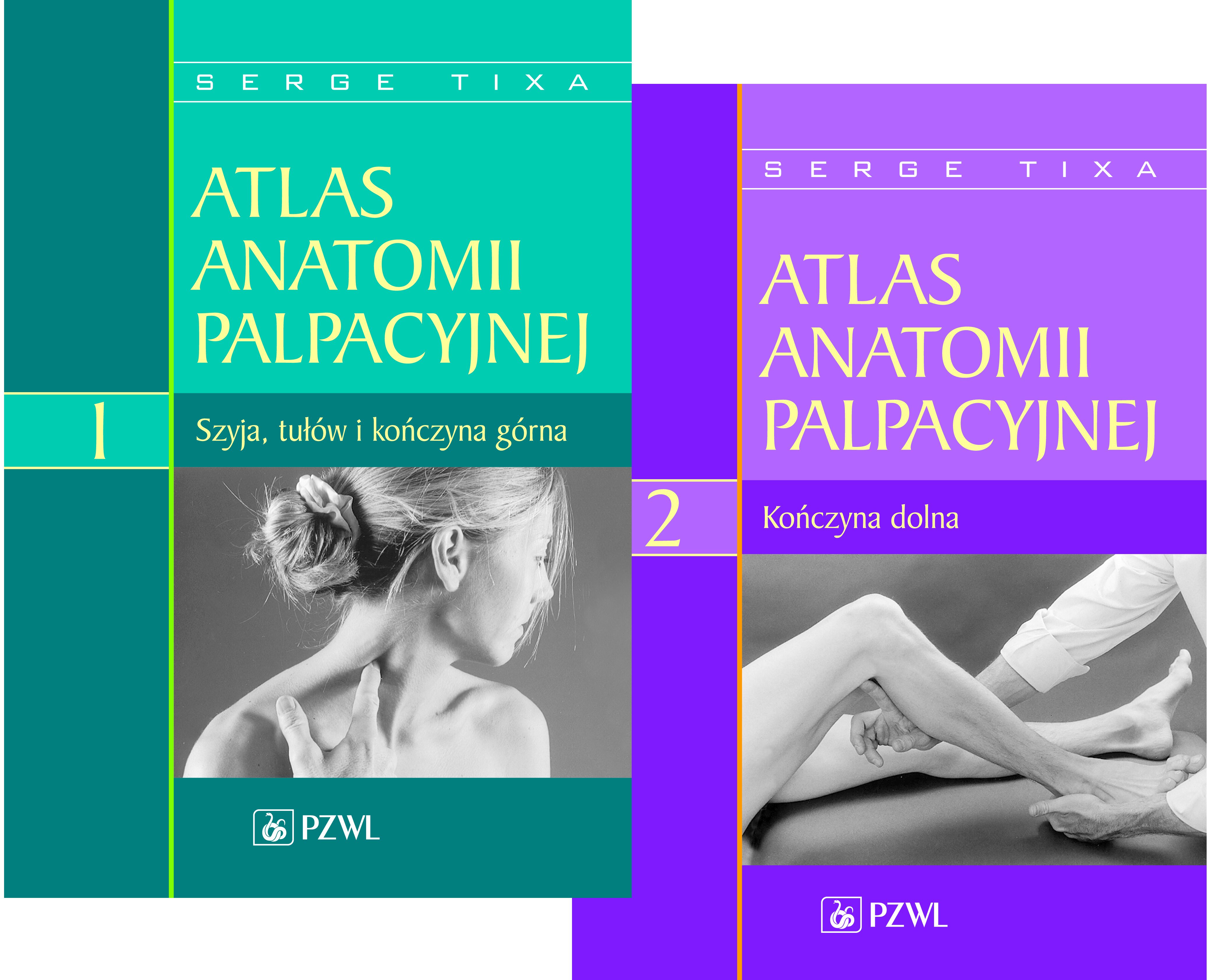 Atlas anatomii palpacyjnej. komplet. Tixa