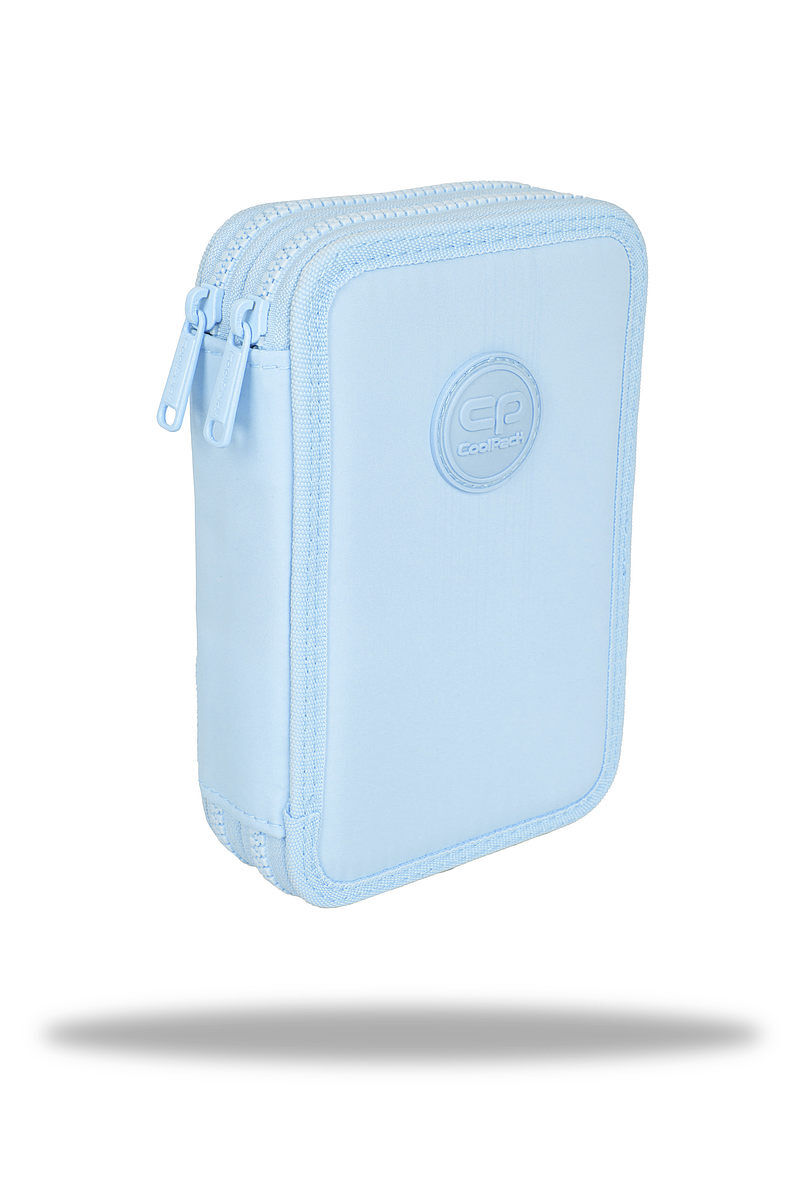 Piórnik 2-komorowy z wyposażeniem coolpack jumper 2 pastel powde błękit