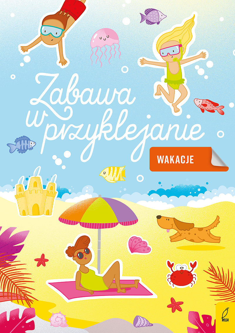 Zabawa w przyklejanie. Wakacje