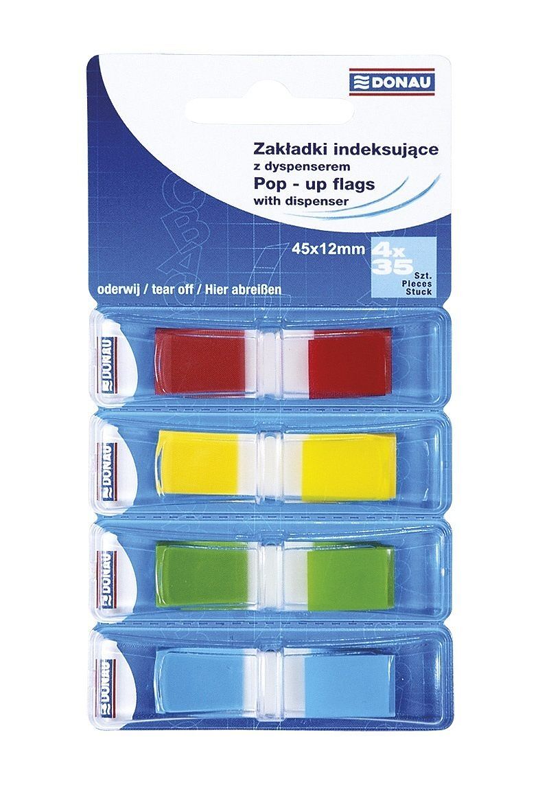 Zakładki indeksujące donau pp 4 kolory