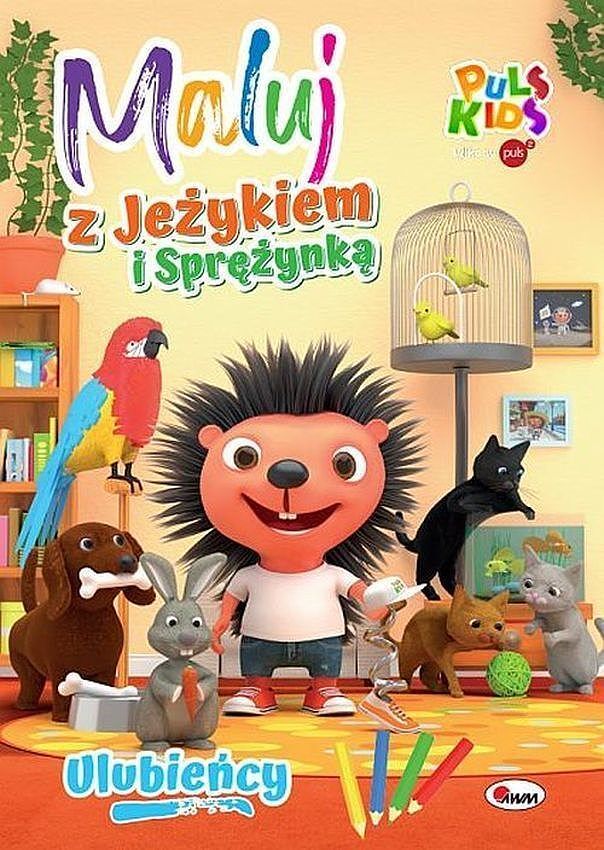 Ulubieńcy. Maluj z jeżykiem i sprężynką