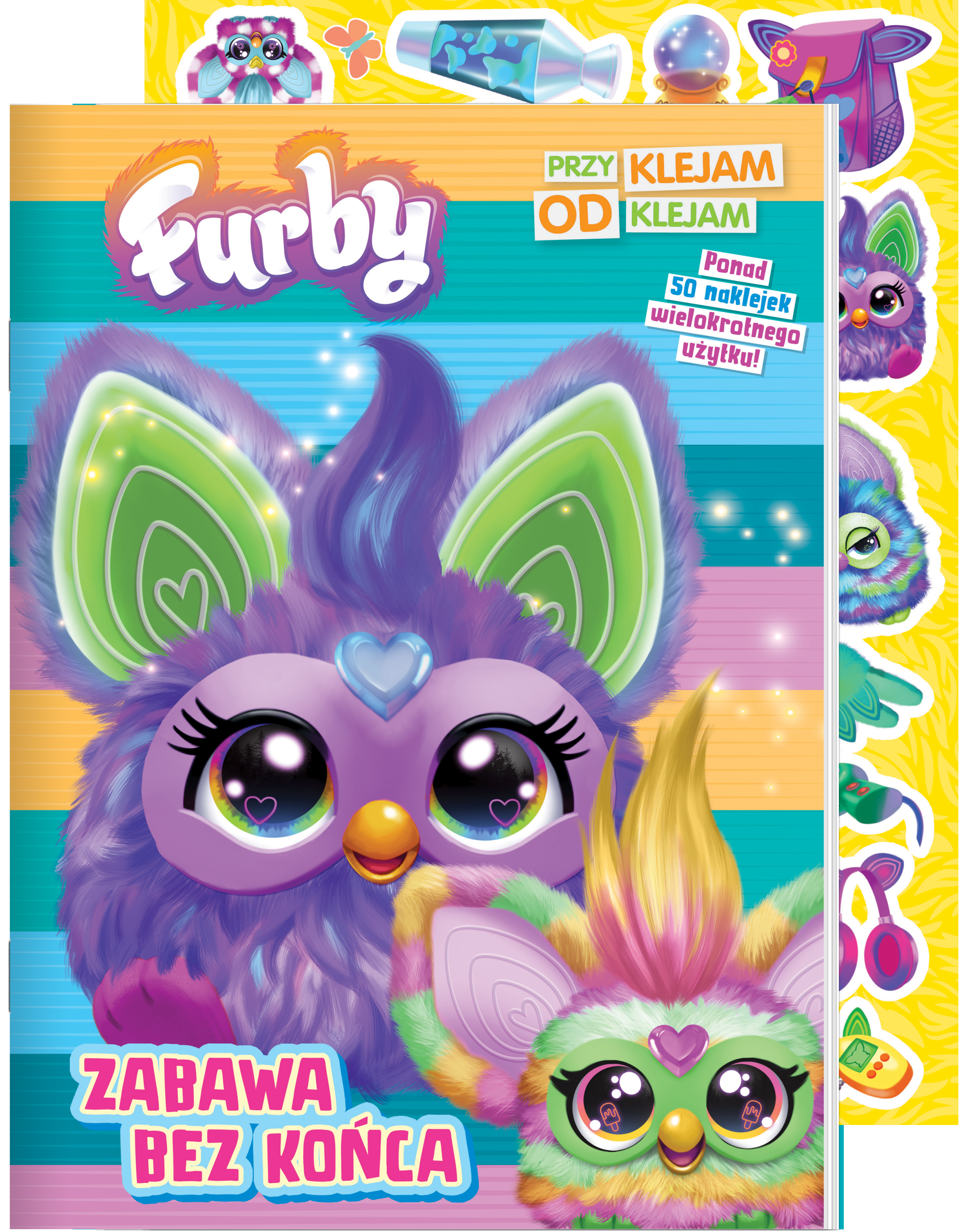 Furby. Przyklejam Odklejam