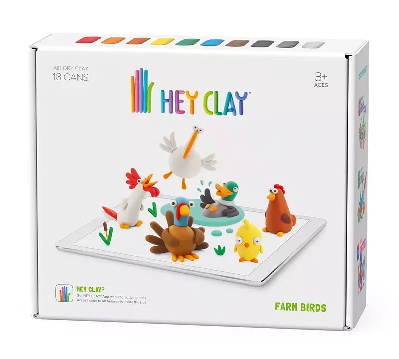 Masa plastyczna hey clay ptaki z farmy hcl18009cee