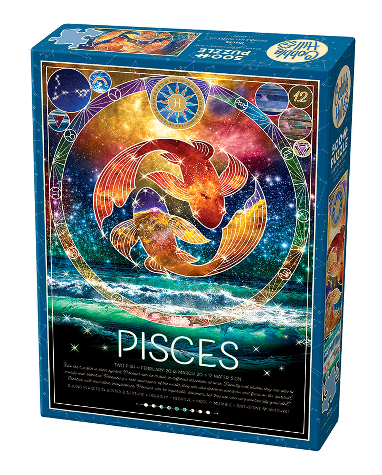 Puzzle 500 Znaki zodiaku Ryby