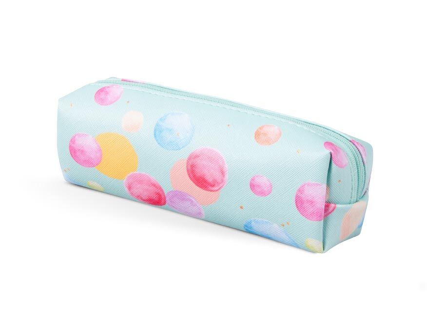 Piórnik saszetka mini Cube Print pastelowy