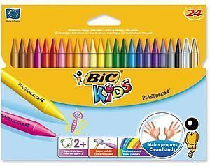 Kredki świecowe BIC Kids Plastidecor 24 kolory