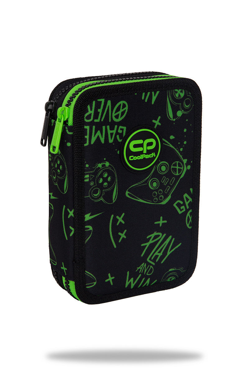 Piórnik 2-komorowy z wyposażeniem coolpack jumper 2 game night