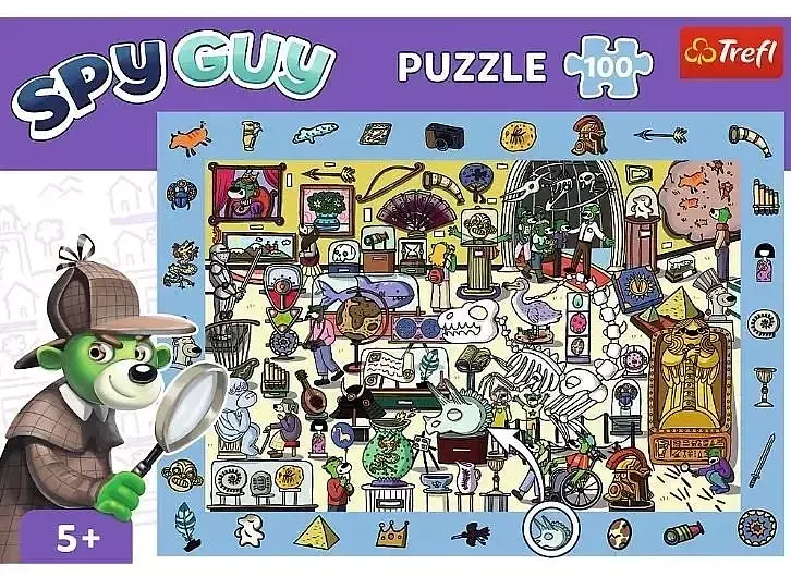 Puzzle 100 obserwacyjne spy guy muzeum 15595