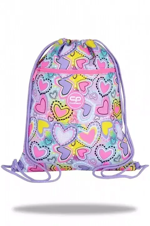 Worek na buty coolpack vert sew pastel heart