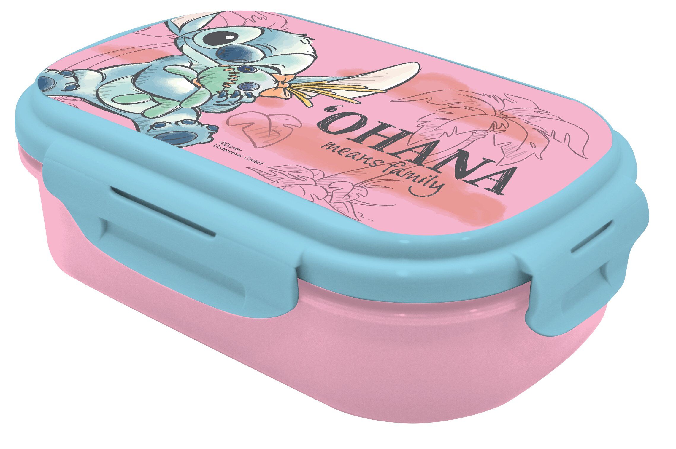 Pudełko śniadaniowe ze sztućcem Stitch ST00040