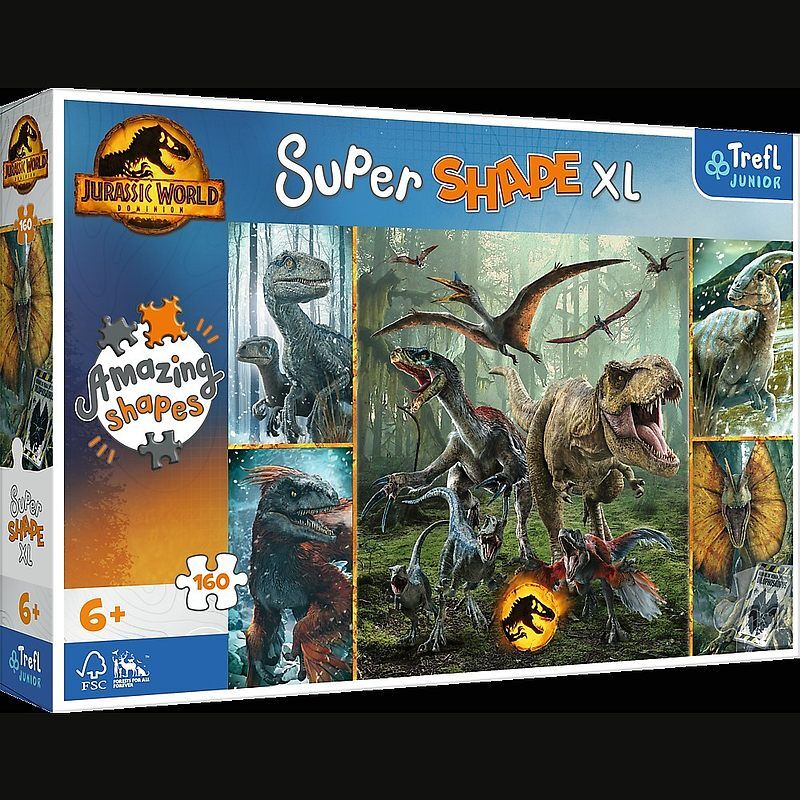 Puzzle 160 Niezwykłe dinozaury