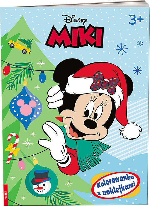 Disney Miki. Kolorowanka z naklejkami