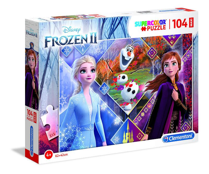 Puzzle 104 maxi super kolor frozen 2 23739