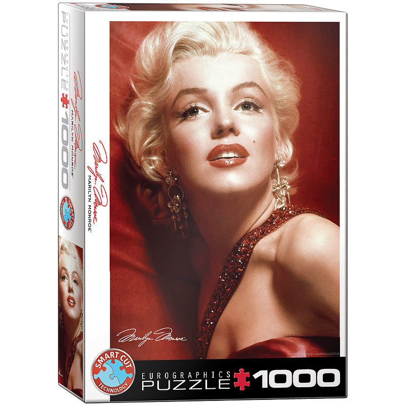 Puzzle 1000 marilyn monroe czerwony portret 6000-0812
