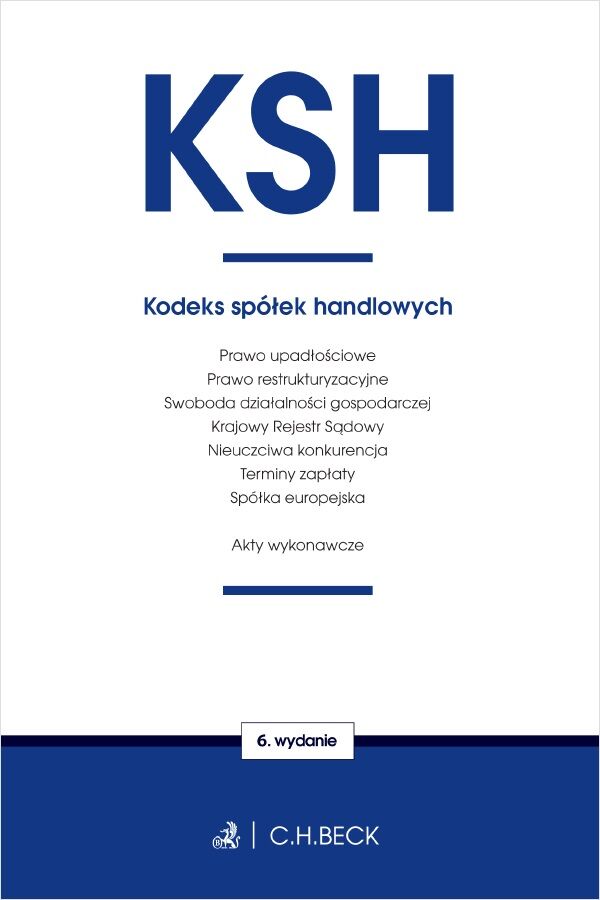 Ksh oraz ustawy towarzyszące wyd. 6