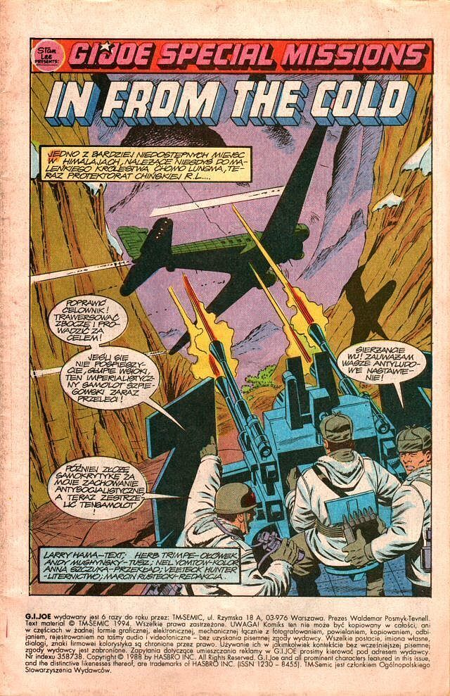 G.I.Joe - 24 - (6/1994) Prosto z mrozu / ...w sam środek ognia!