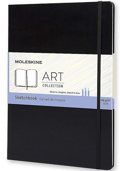 Szkicownik moleskine a4 (21x29,7cm) czarny