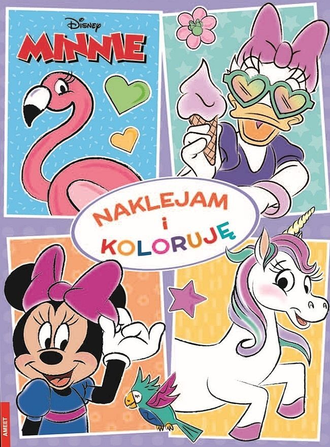 Minnie naklejam i koloruję nak-9114