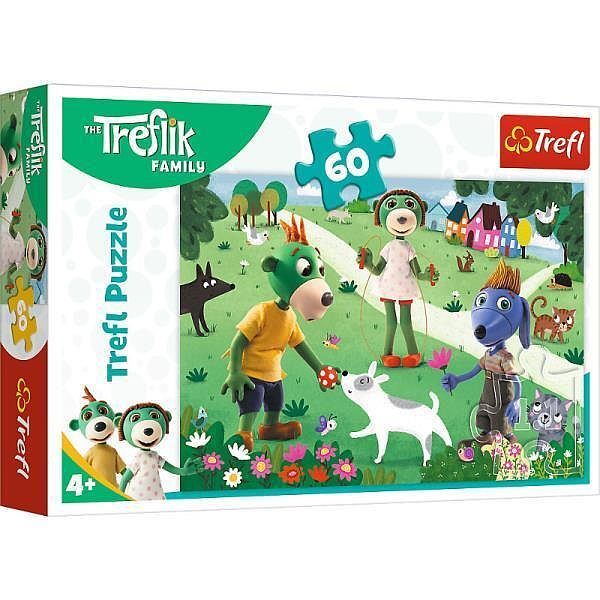 Puzzle Rodzina Treflików Radosny dzień Treflików 60