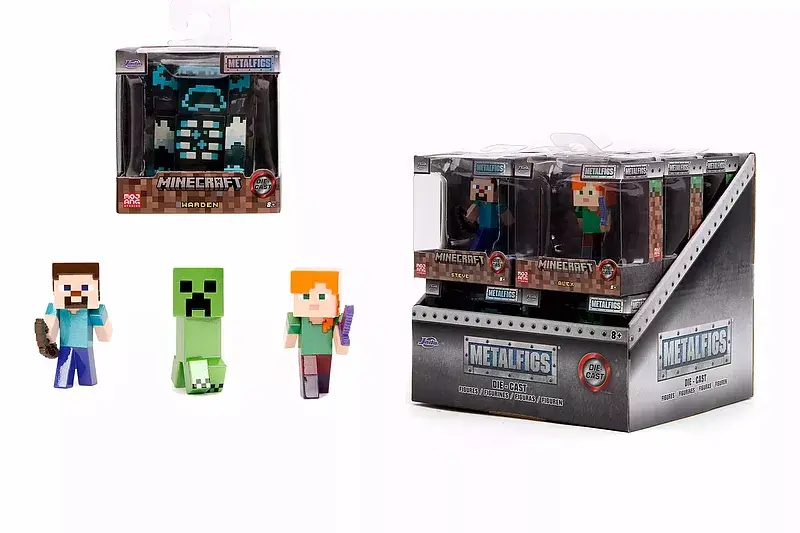 Jada minecraft metalowa figurka 6,5 cm 1szt. Mix