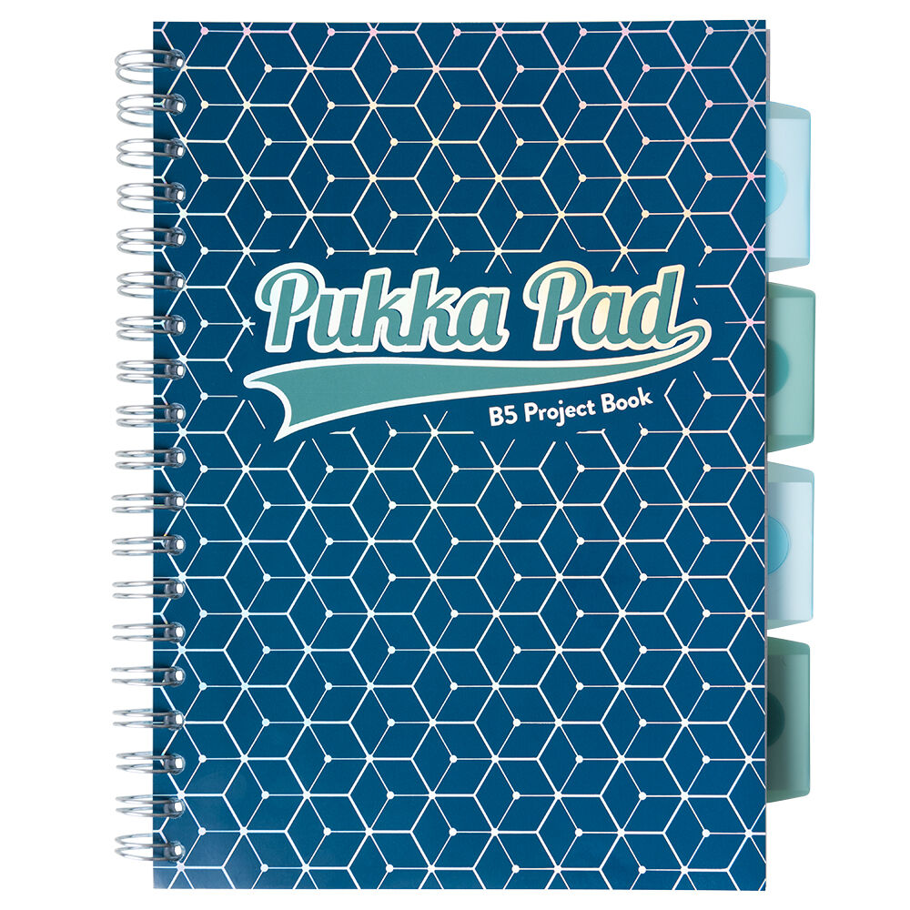 Kołozeszyt Pukka Pad B5 Glee Project Book niebieski ciemny, kratka
