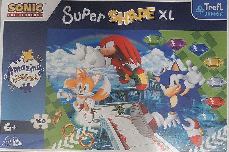 50038 "160 xl super shape - wesoły sonic" / sega sonic the hedgehog fsc mix 70%