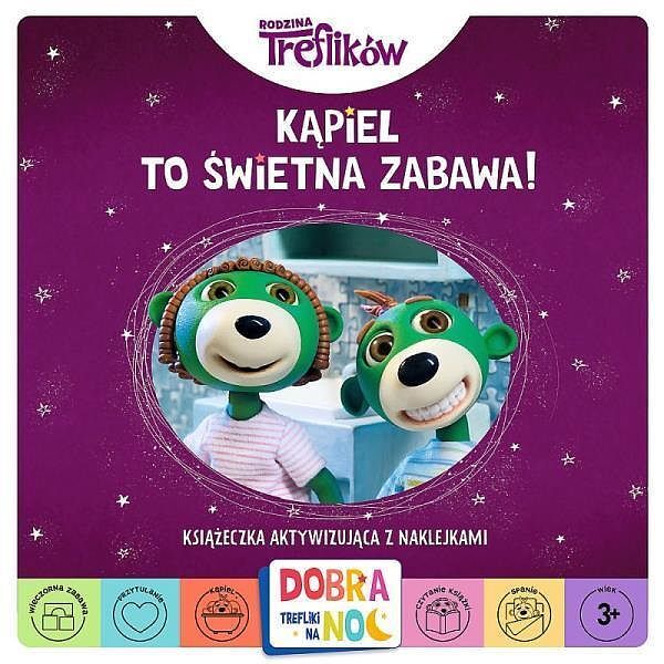 Kąpiel to świetna zabawa! książeczka aktywizująca z naklejkami