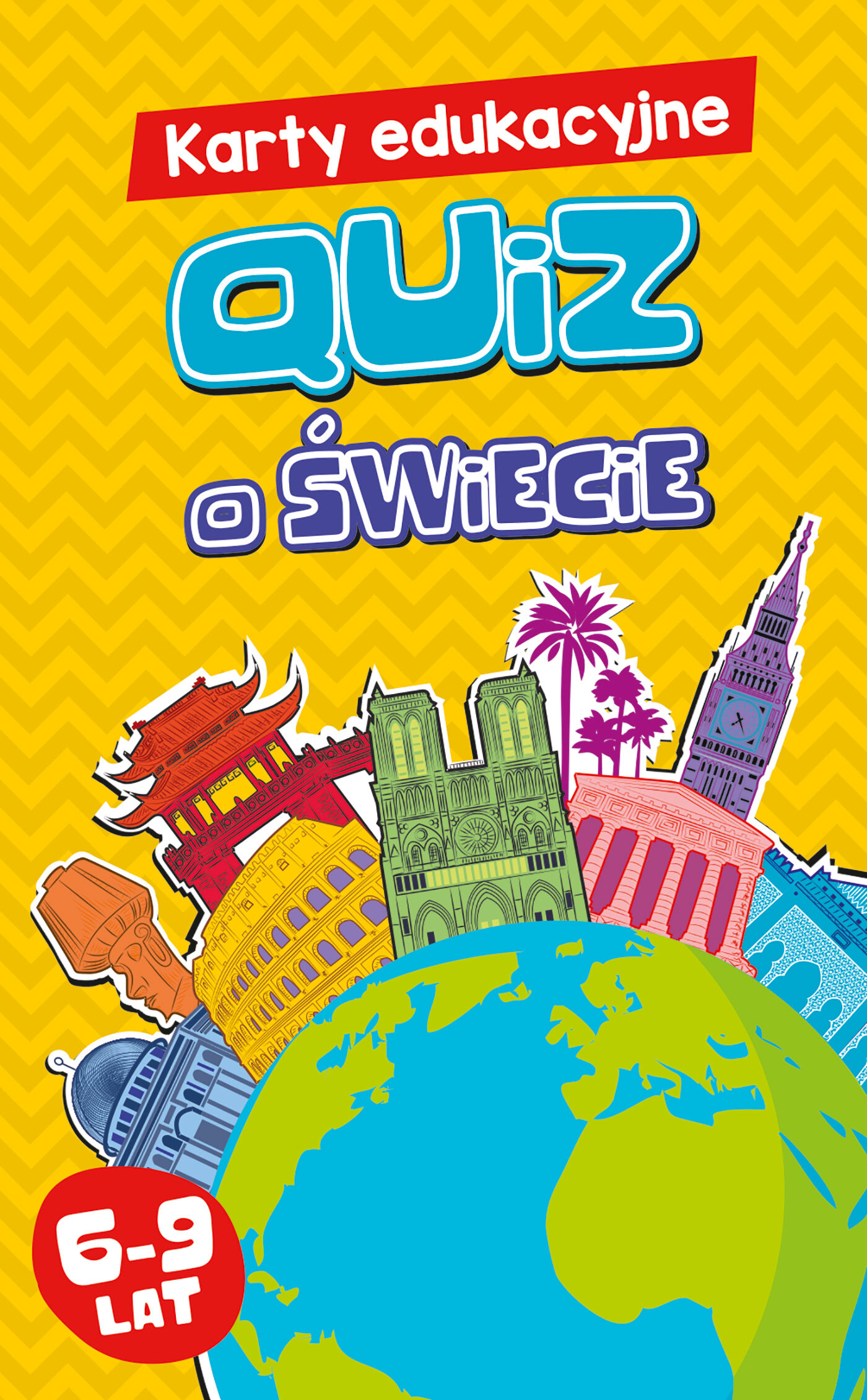 Karty edukacyjne. Quiz o świecie