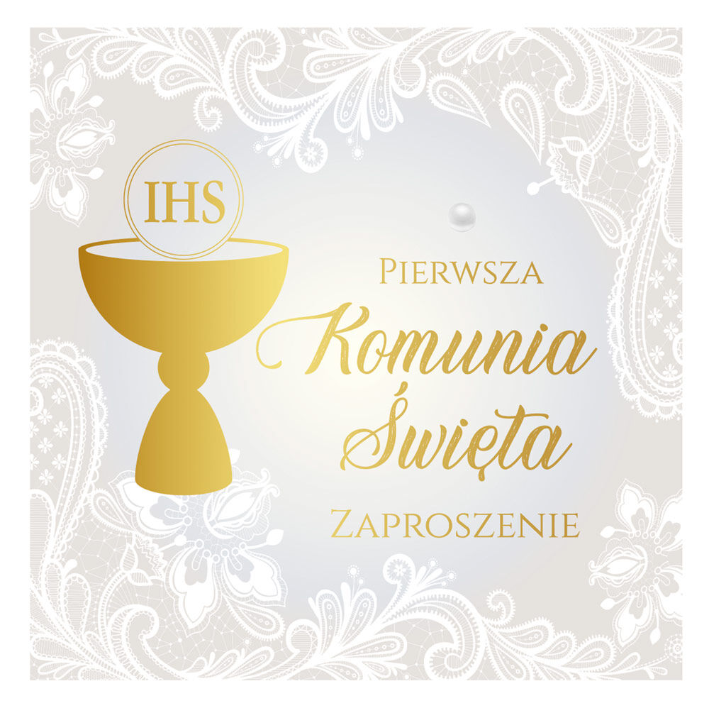 Zaproszenie Komunia 5szt. ZP-055