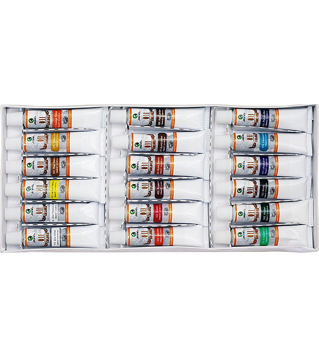 Farby grand olejne 18 kolorów 12 ml