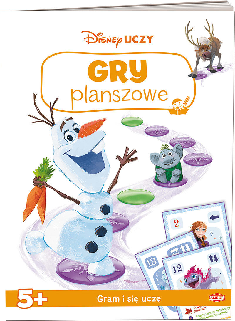 Disney Uczy Kraina Lodu Gry planszowe