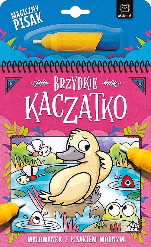 Brzydkie kaczątko. Malowanka z pisakiem wodnym