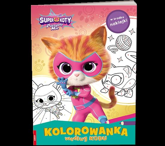 Disney SuperKoty Kolorowanka według kodu KKO-9107
