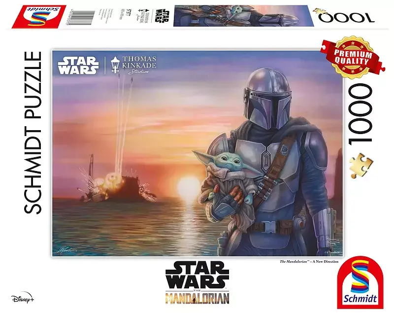 Puzzle 1000 pq t. Kinkade star wars the mandalorian nowy kierunek 111745