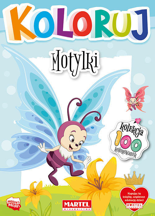 Motylki. Koloruj