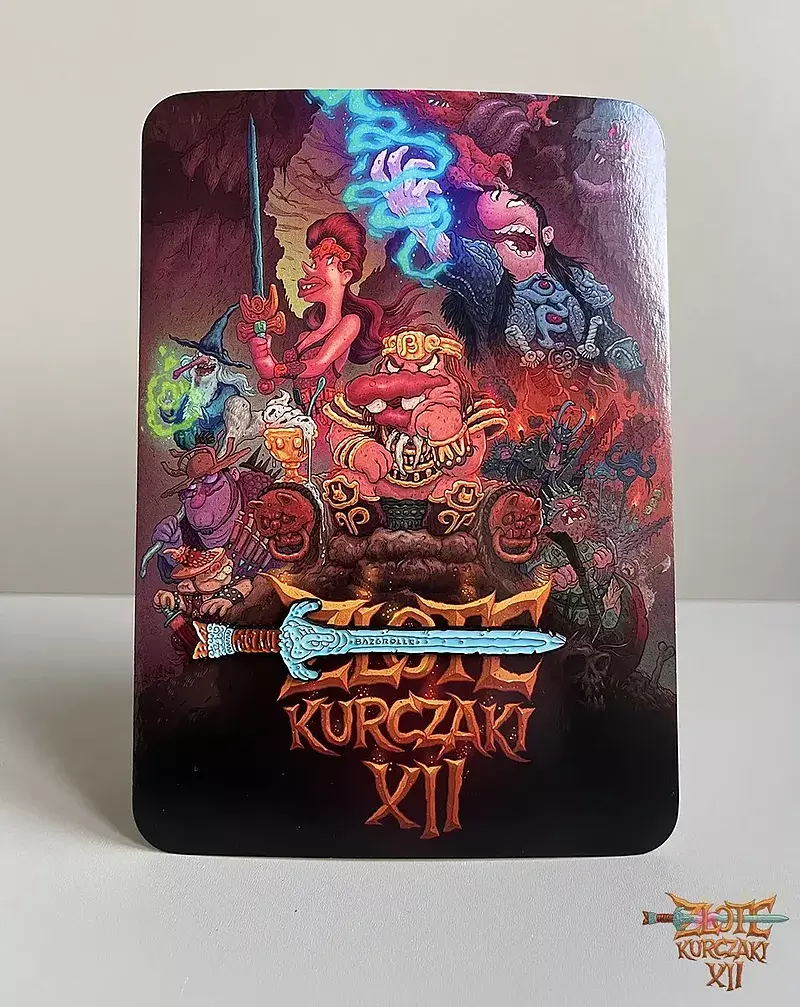Bazgrolle - Pin Miecz. Złote kurczaki XII