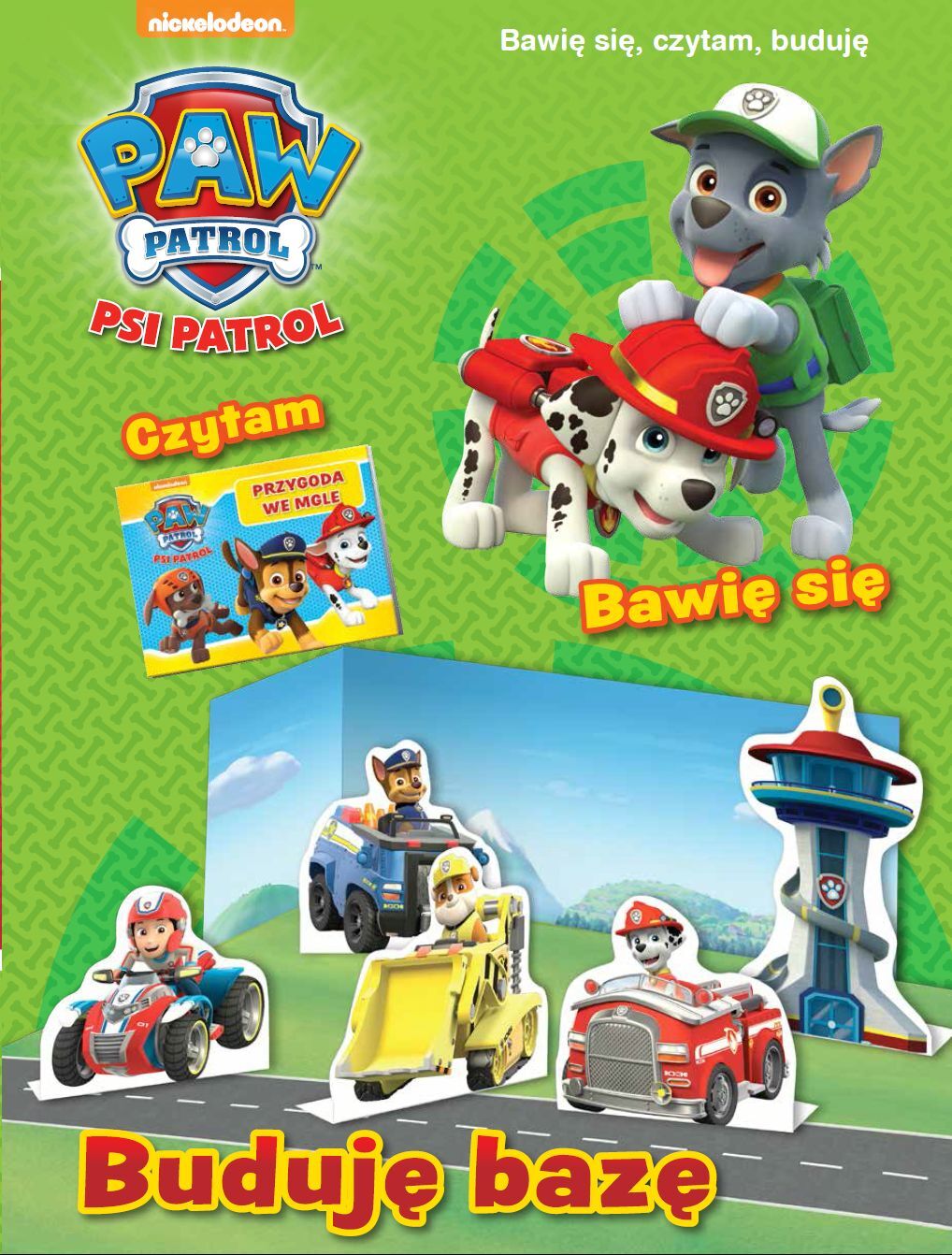 Psi Patrol. Bawię się, czytam, buduję. Buduję bazę